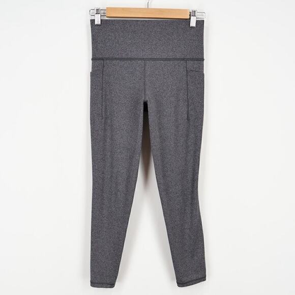 Athleta Salutation Stash Pocket II 7/8 High Rise Tight Grey Size Small - Picture 1 of 7